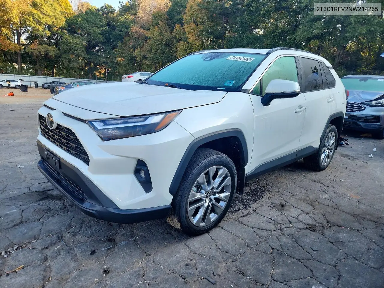 TOYOTA RAV 4 2022, VIN 2T3C1RFV2NW214265