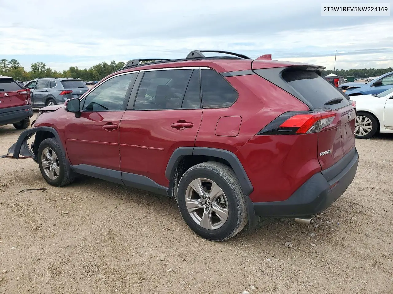 TOYOTA RAV 4 2022, VIN 2T3W1RFV5NW224169