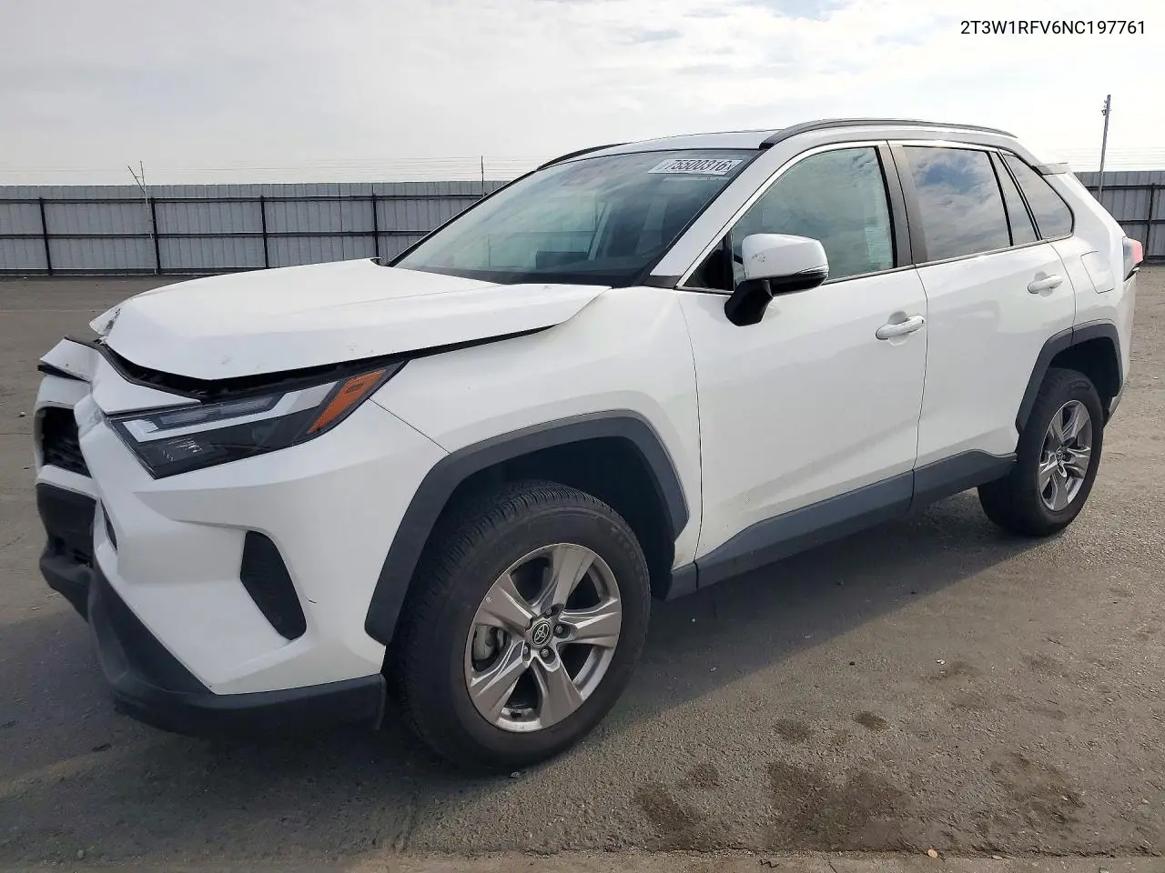 TOYOTA RAV 4 2022, VIN 2T3W1RFV6NC197761
