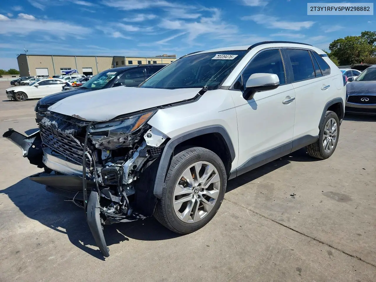 TOYOTA RAV 4 2023, VIN 2T3Y1RFV5PW298882