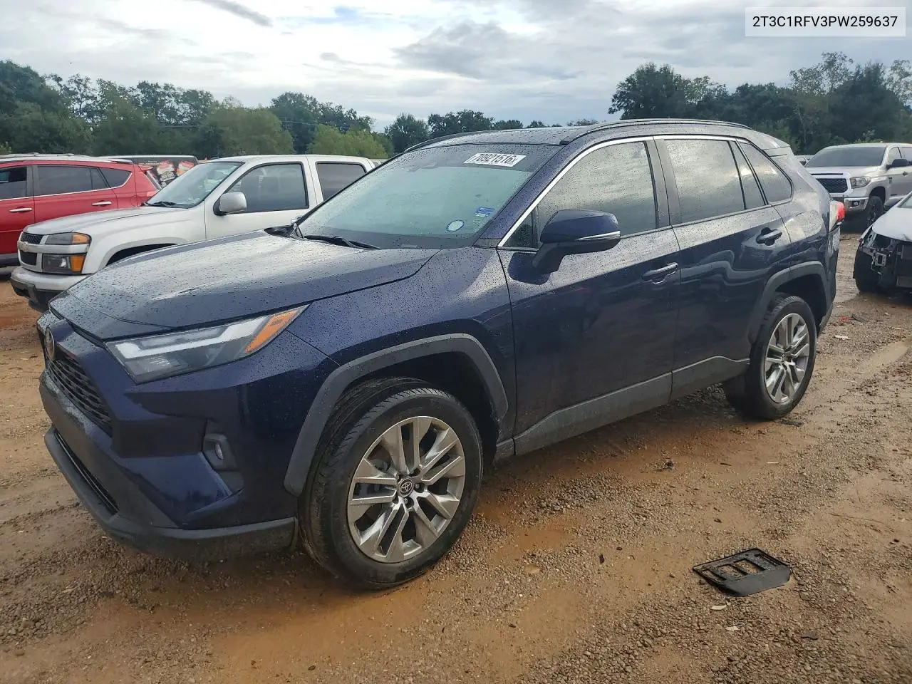 TOYOTA RAV 4 2023, VIN 2T3C1RFV3PW259637