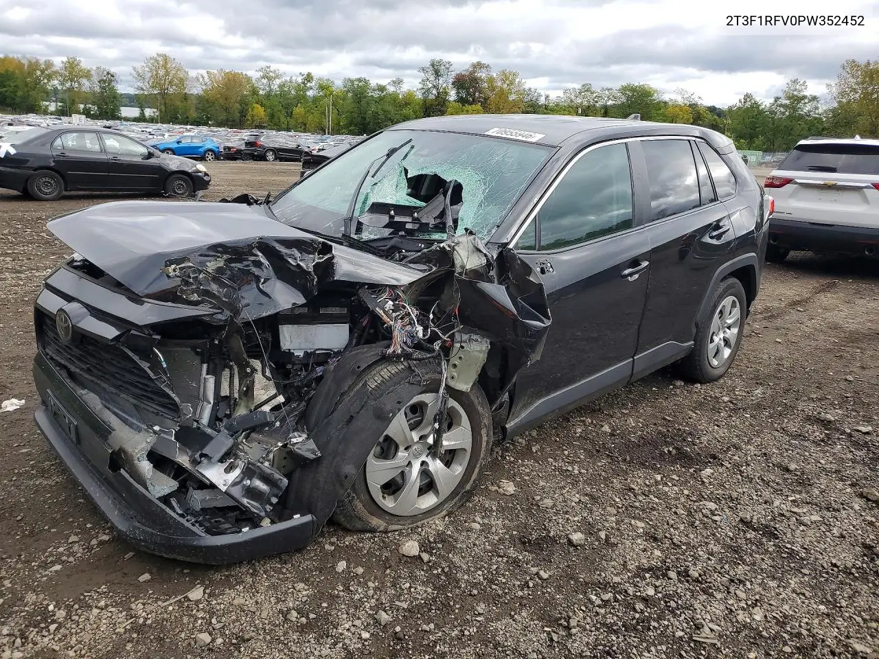 TOYOTA RAV 4 2023, VIN 2T3F1RFV0PW352452