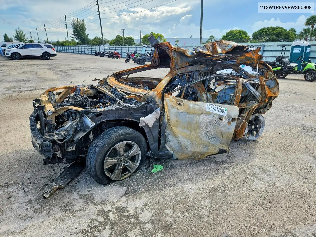 TOYOTA RAV 4 2024, VIN 2T3W1RFV9RW360908
