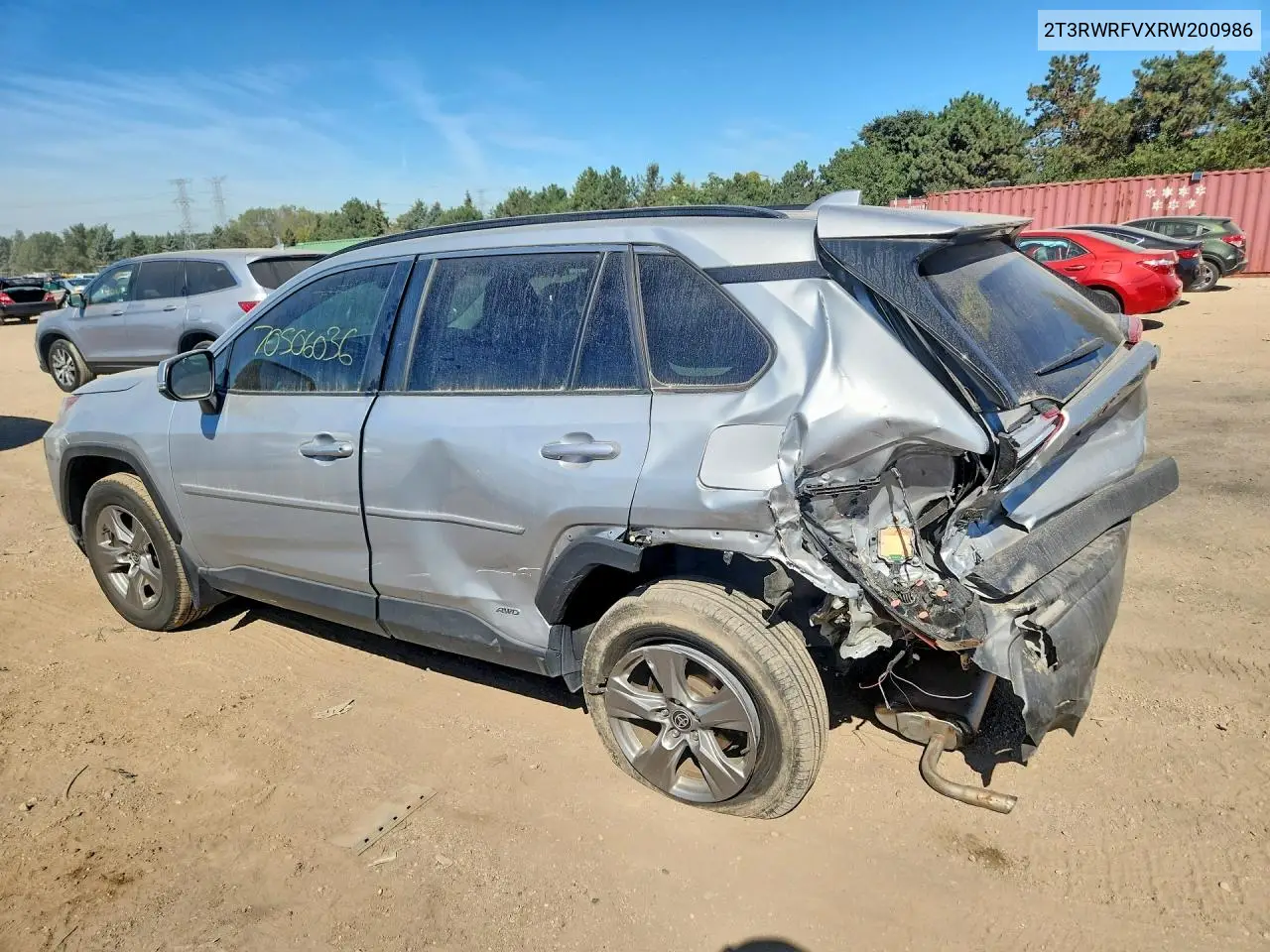 2024 TOYOTA RAV 4 VIN 2T3RWRFVXRW200986 — фото 2
