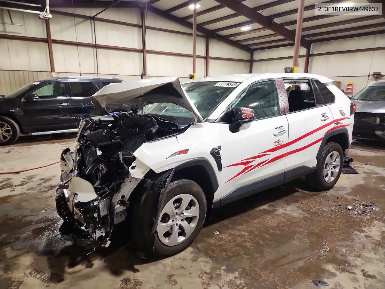 TOYOTA RAV 4 2024, VIN 2T3F1RFV0RW449637