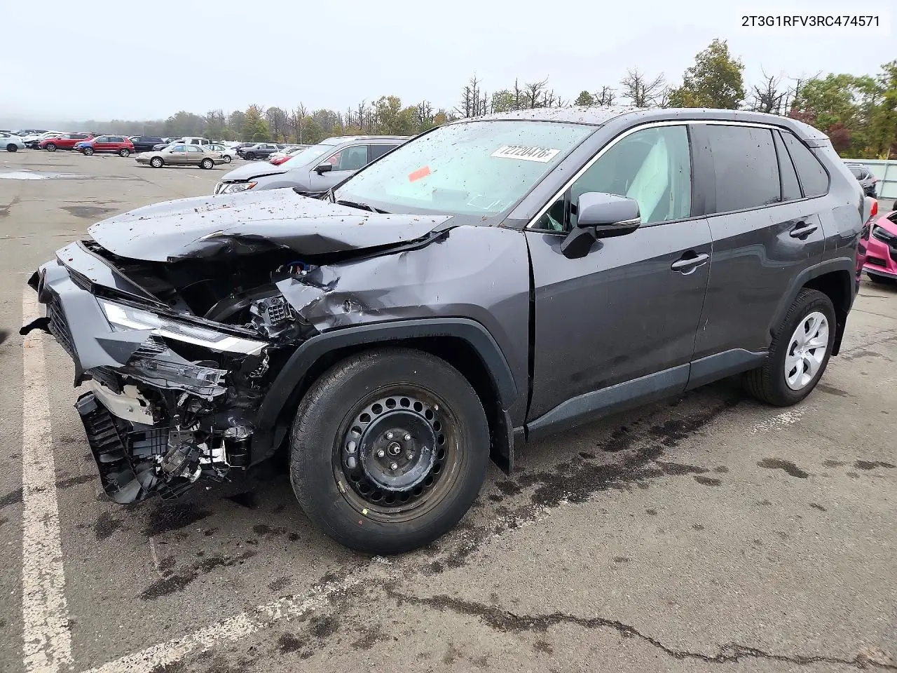 TOYOTA RAV 4 2024, VIN 2T3G1RFV3RC474571