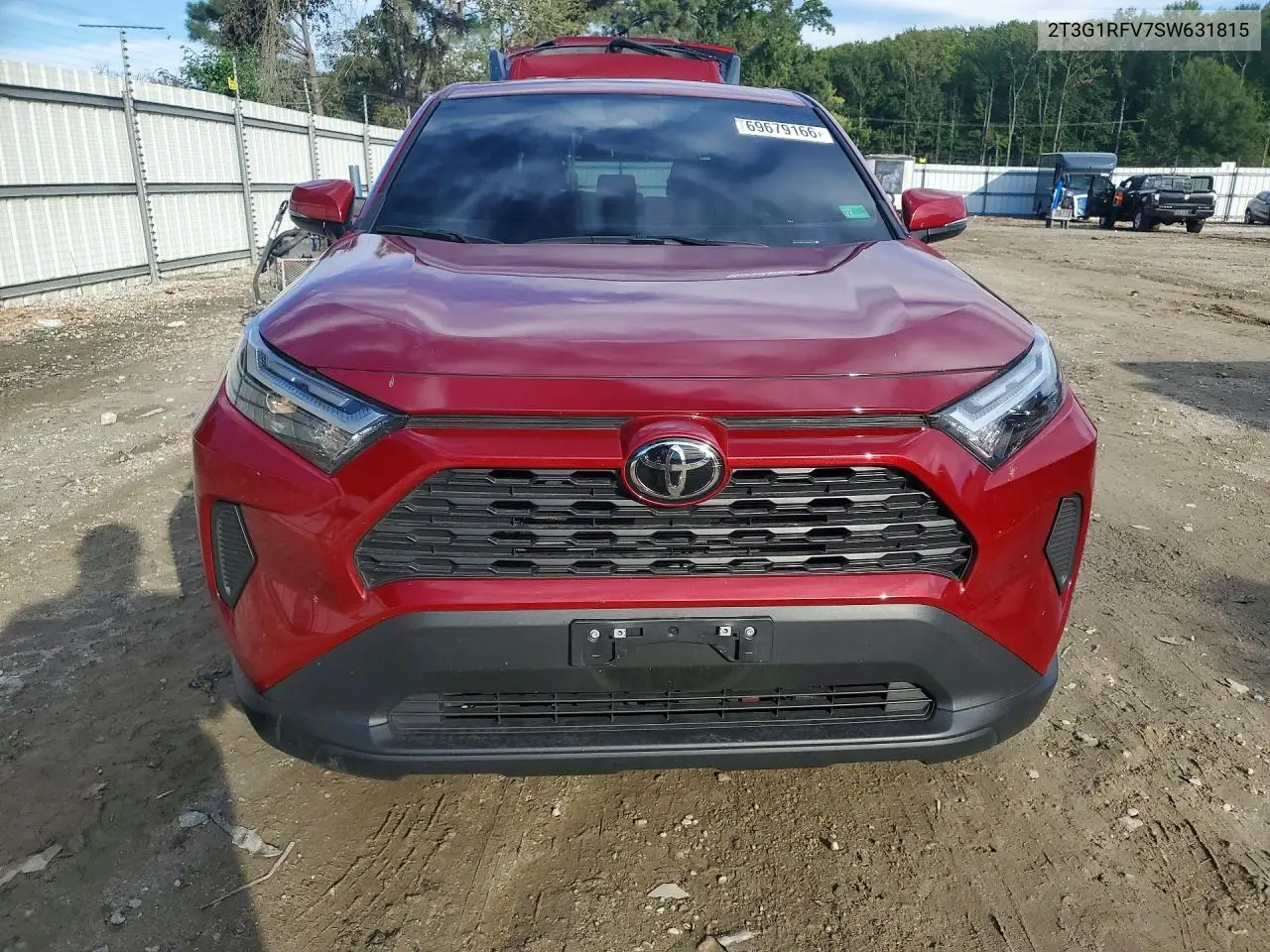 2025 TOYOTA RAV 4 VIN 2T3G1RFV7SW631815 — фото 5