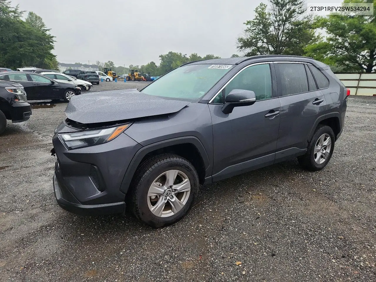 TOYOTA RAV 4 2025, VIN 2T3P1RFV2SW534294