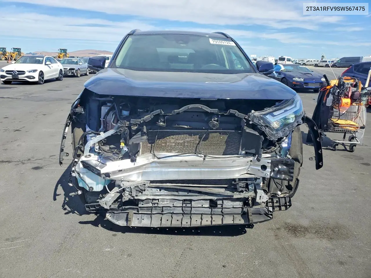 TOYOTA RAV 4 2025, VIN 2T3A1RFV9SW567475