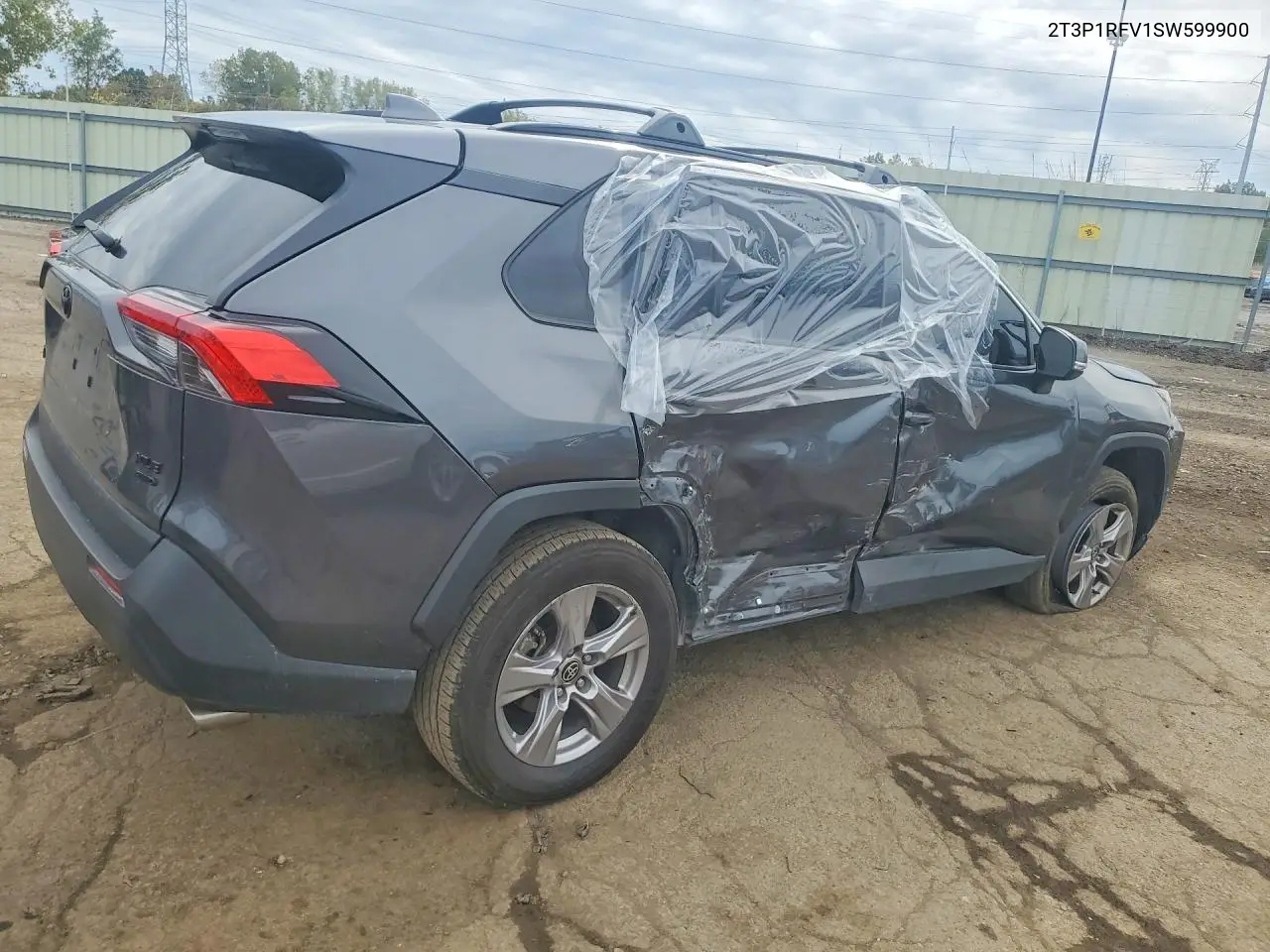 2025 TOYOTA RAV 4 VIN 2T3P1RFV1SW599900 — фото 3