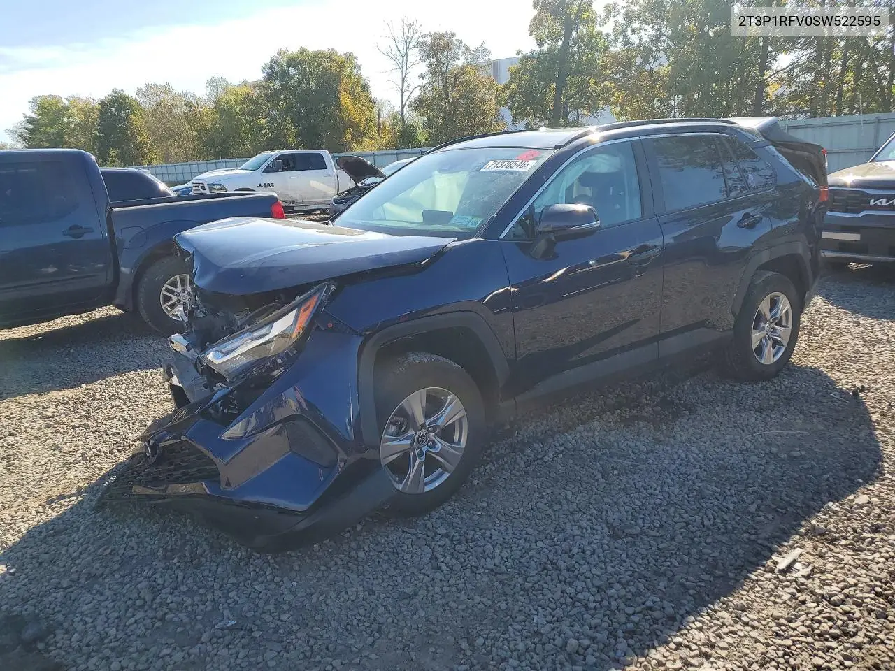 TOYOTA RAV 4 2025, VIN 2T3P1RFV0SW522595