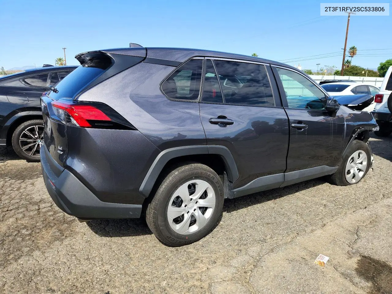 2025 TOYOTA RAV 4 VIN 2T3F1RFV2SC533806 — фото 3