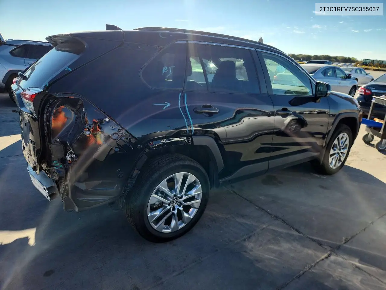2025 TOYOTA RAV 4 VIN 2T3C1RFV7SC355037 — фото 3