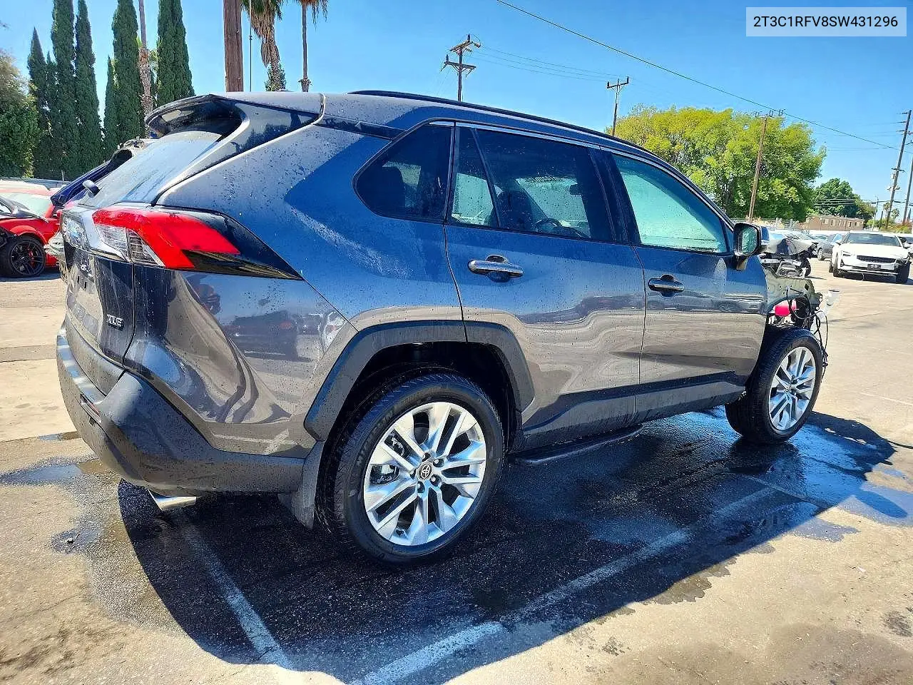 2025 TOYOTA RAV 4 VIN 2T3C1RFV8SW431296 — фото 3