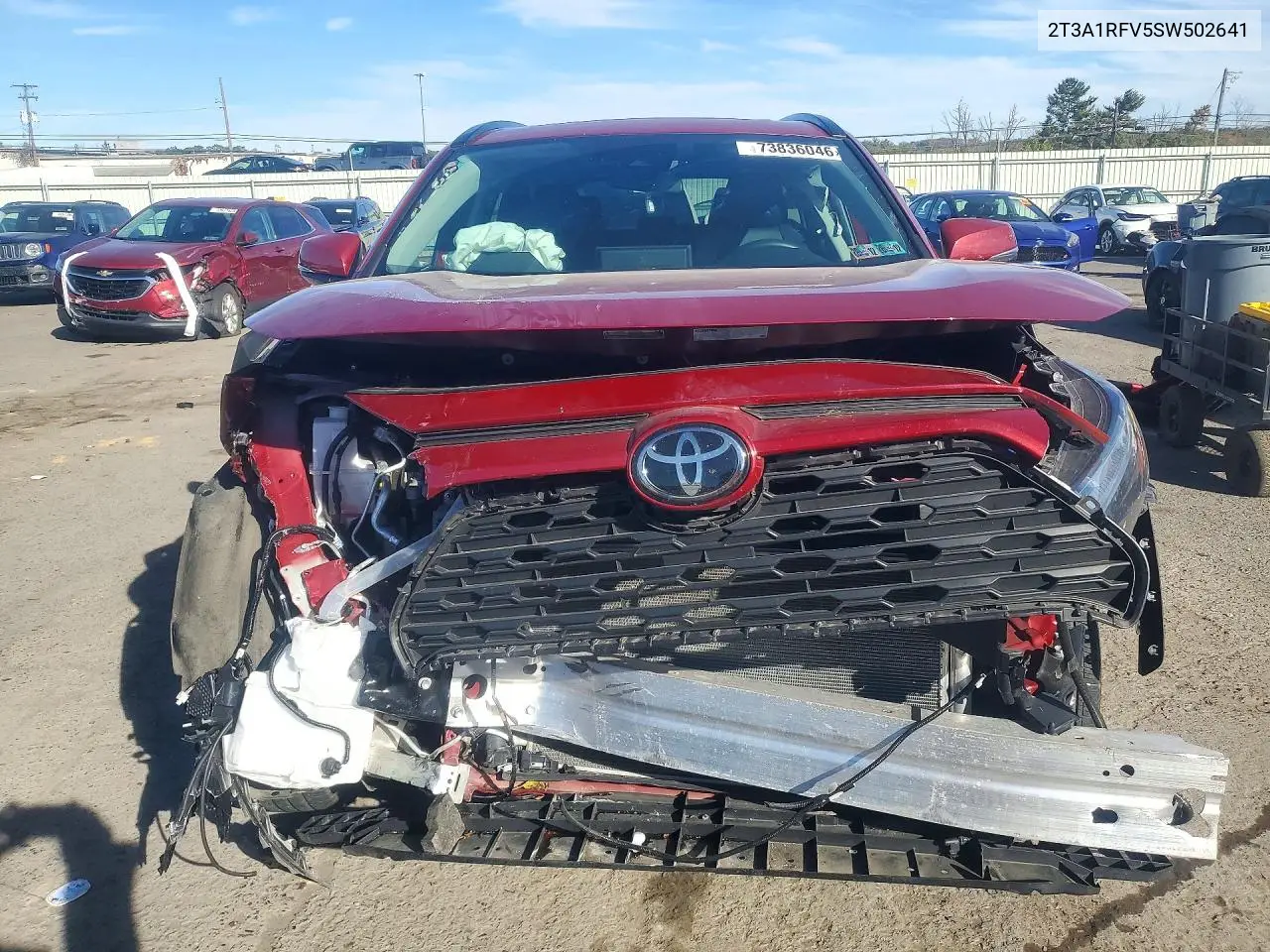 2025 TOYOTA RAV 4 VIN 2T3A1RFV5SW502641 — фото 5