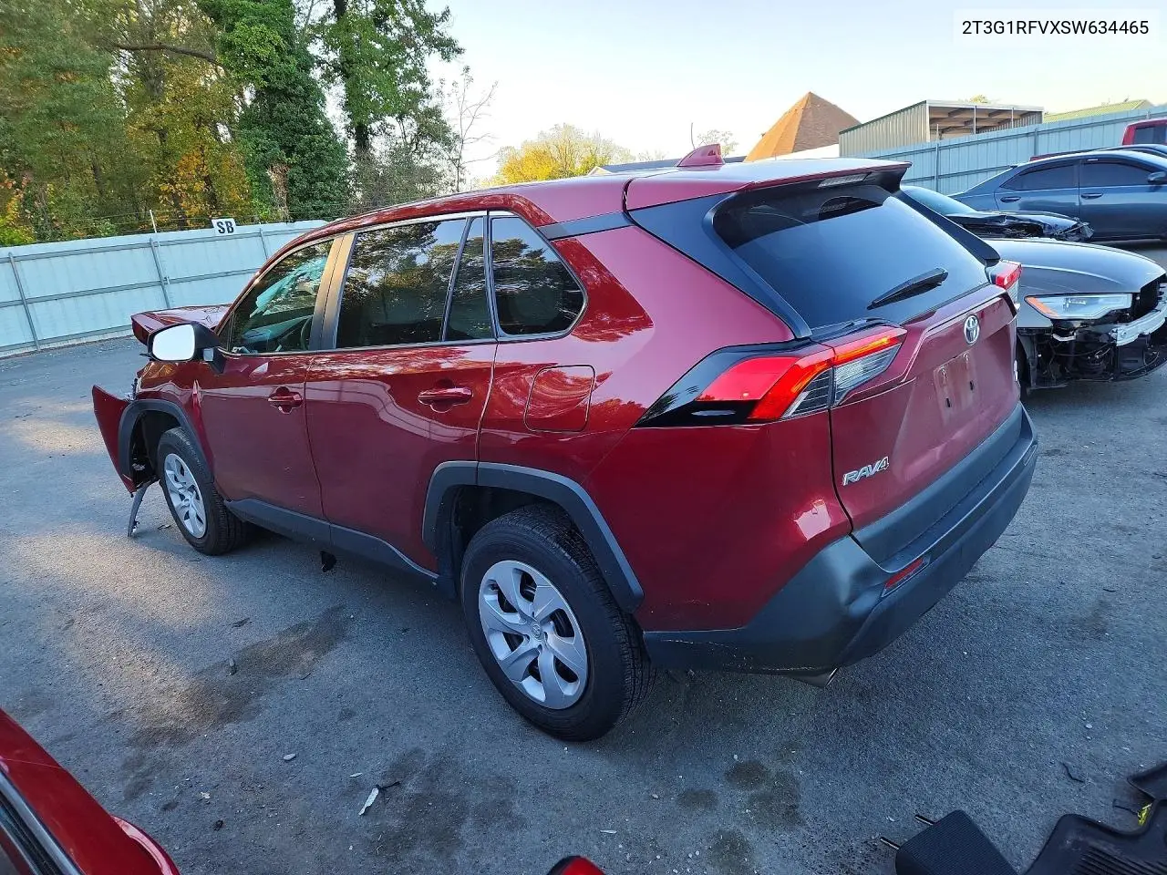 2025 TOYOTA RAV 4 VIN 2T3G1RFVXSW634465 — фото 2