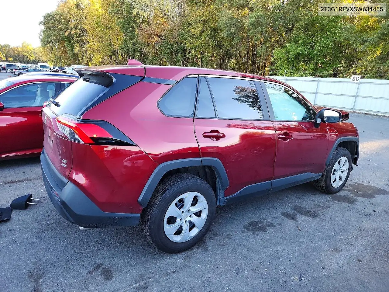 2025 TOYOTA RAV 4 VIN 2T3G1RFVXSW634465 — фото 3