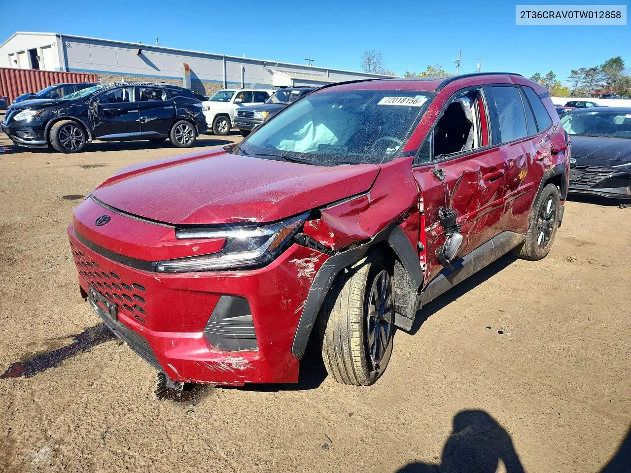 TOYOTA RAV 4 2026, VIN 2T36CRAV0TW012858