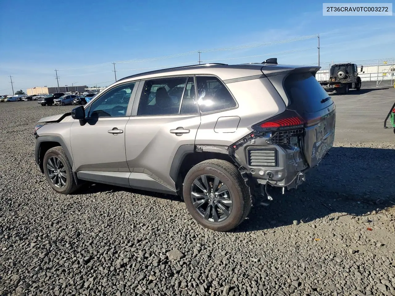 2026 TOYOTA RAV 4 VIN 2T36CRAV0TC003272 — фото 2
