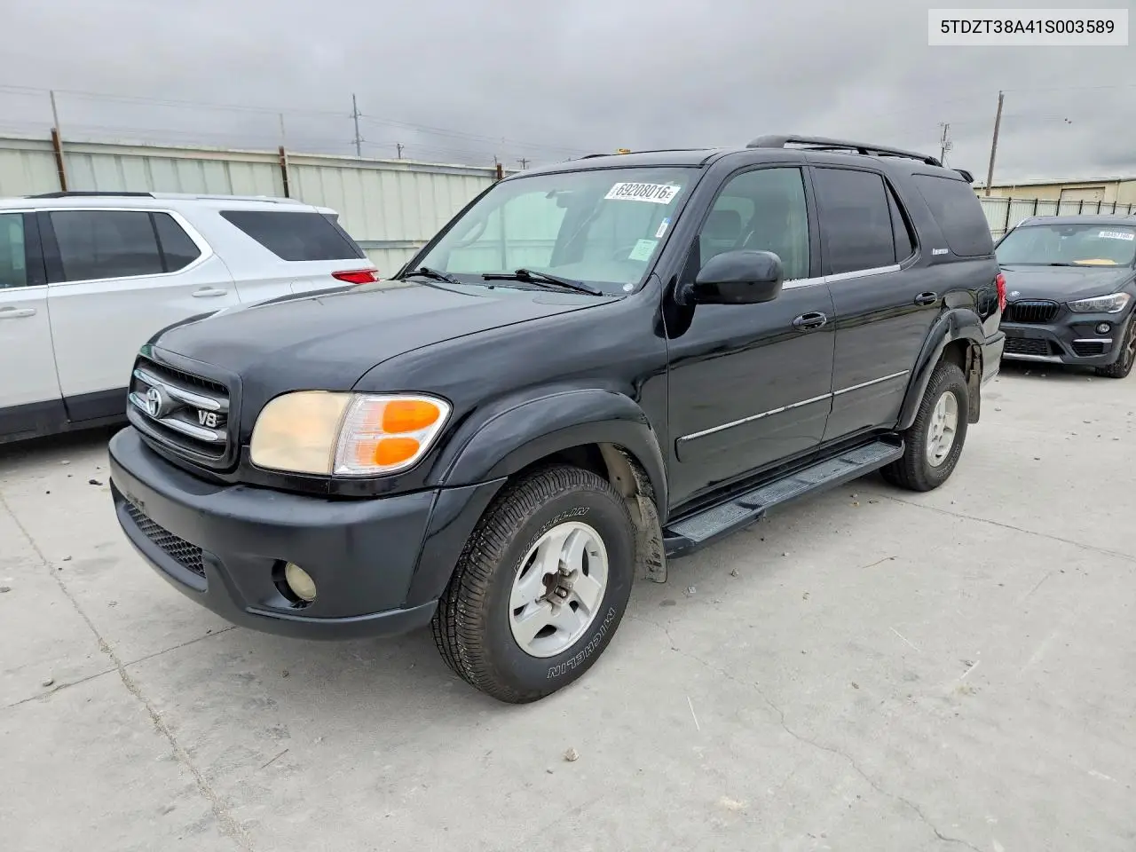 TOYOTA SEQUOIA 2001, VIN 5TDZT38A41S003589