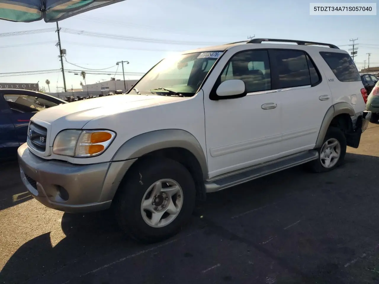 TOYOTA SEQUOIA 2001, VIN 5TDZT34A71S057040