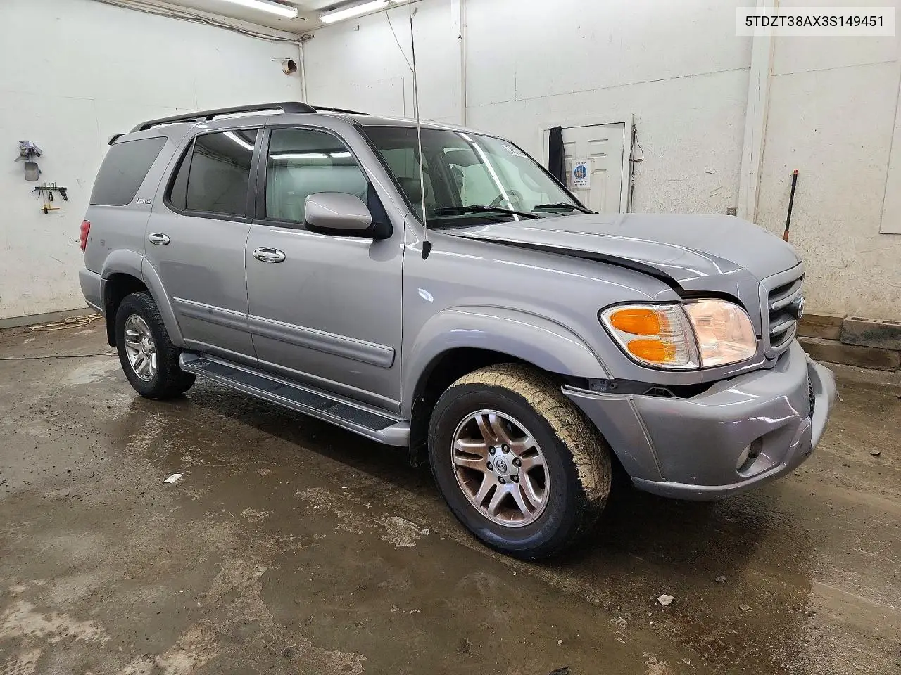 2003 TOYOTA SEQUOIA VIN 5TDZT38AX3S149451 — фото 4