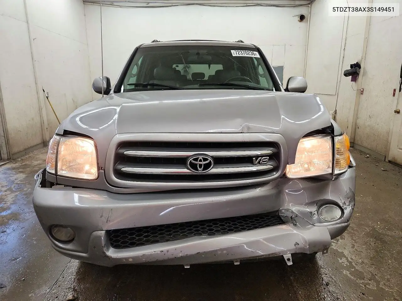 2003 TOYOTA SEQUOIA VIN 5TDZT38AX3S149451 — фото 5