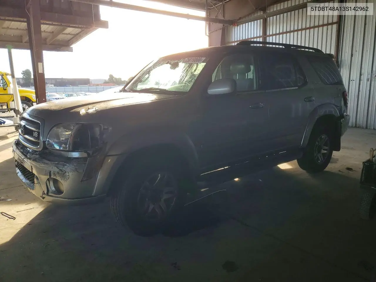 TOYOTA SEQUOIA 2003, VIN 5TDBT48A13S142962