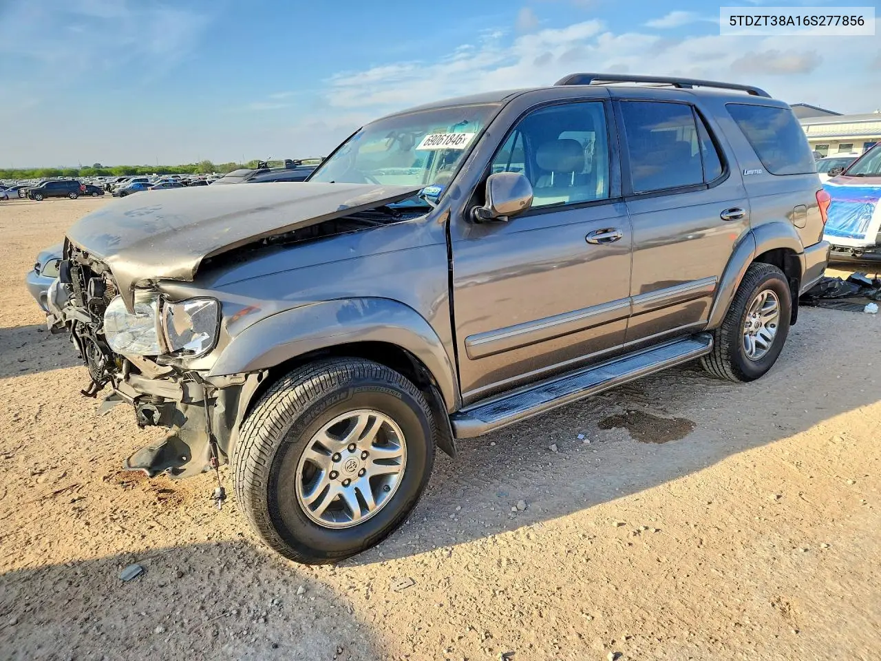 TOYOTA SEQUOIA 2006, VIN 5TDZT38A16S277856