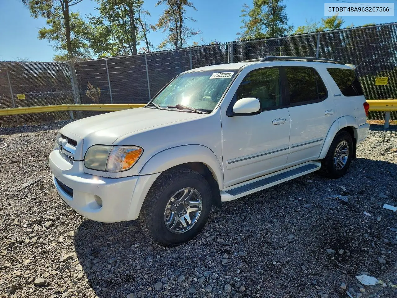TOYOTA SEQUOIA 2006, VIN 5TDBT48A96S267566