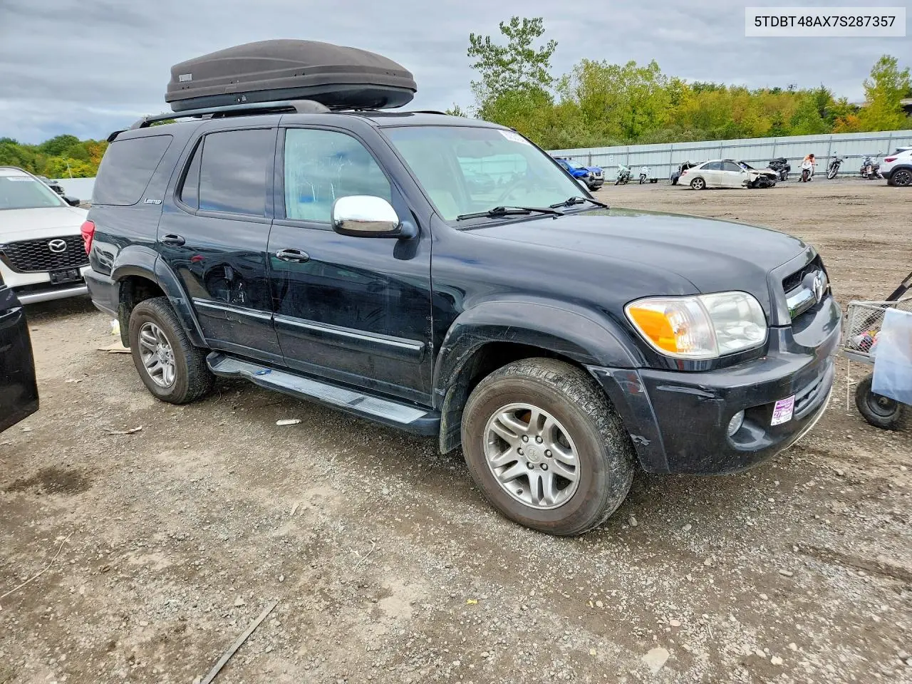 2007 TOYOTA SEQUOIA VIN 5TDBT48AX7S287357 — фото 4