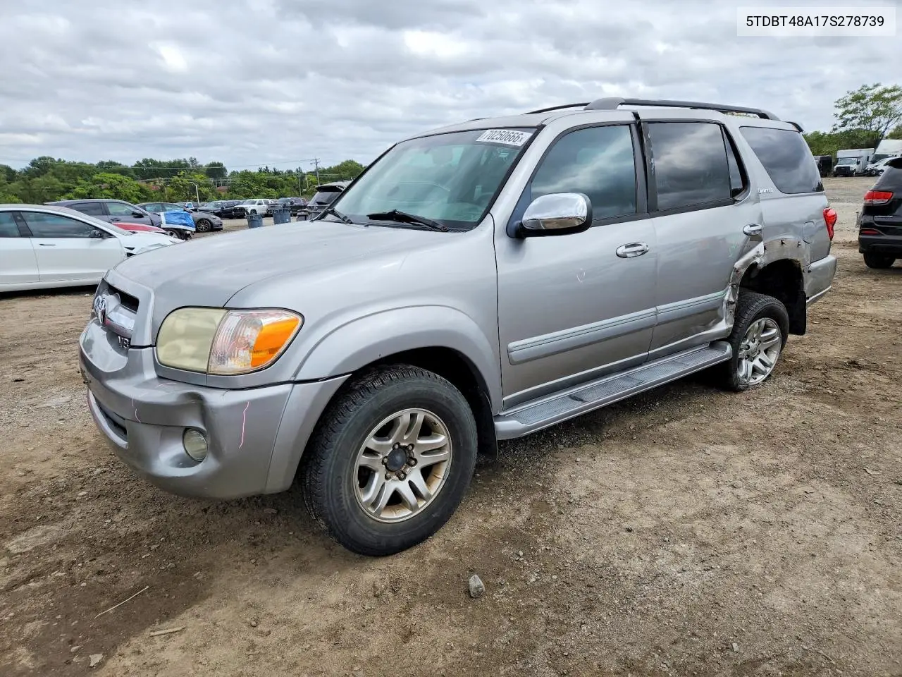 TOYOTA SEQUOIA 2007, VIN 5TDBT48A17S278739