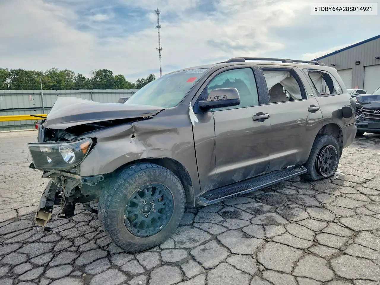 TOYOTA SEQUOIA 2008, VIN 5TDBY64A28S014921