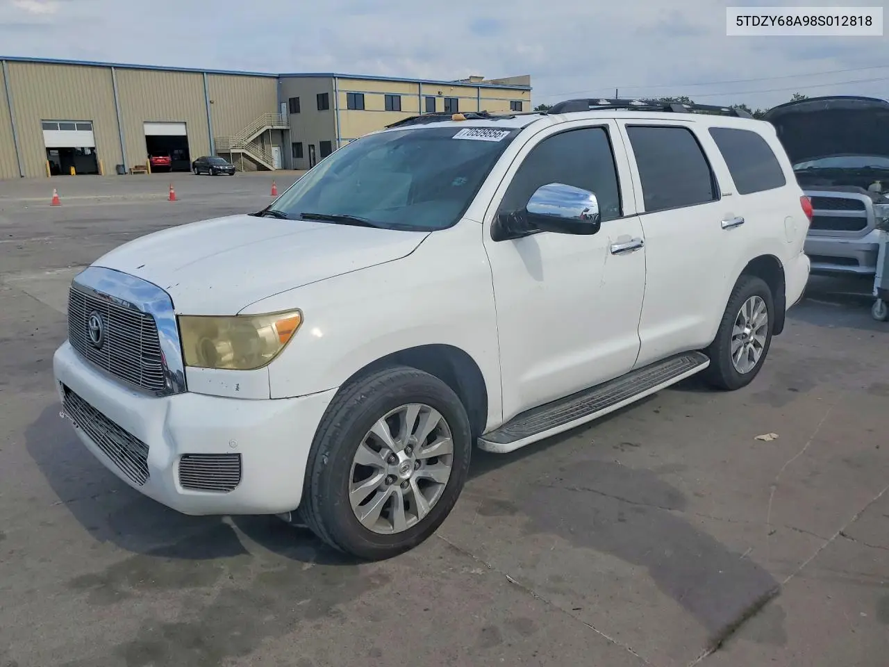TOYOTA SEQUOIA 2008, VIN 5TDZY68A98S012818