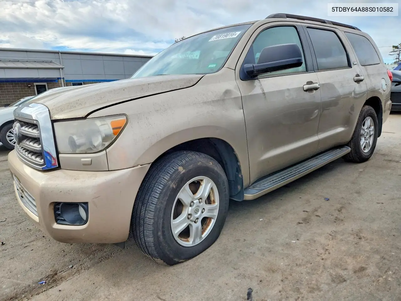 TOYOTA SEQUOIA 2008, VIN 5TDBY64A88S010582
