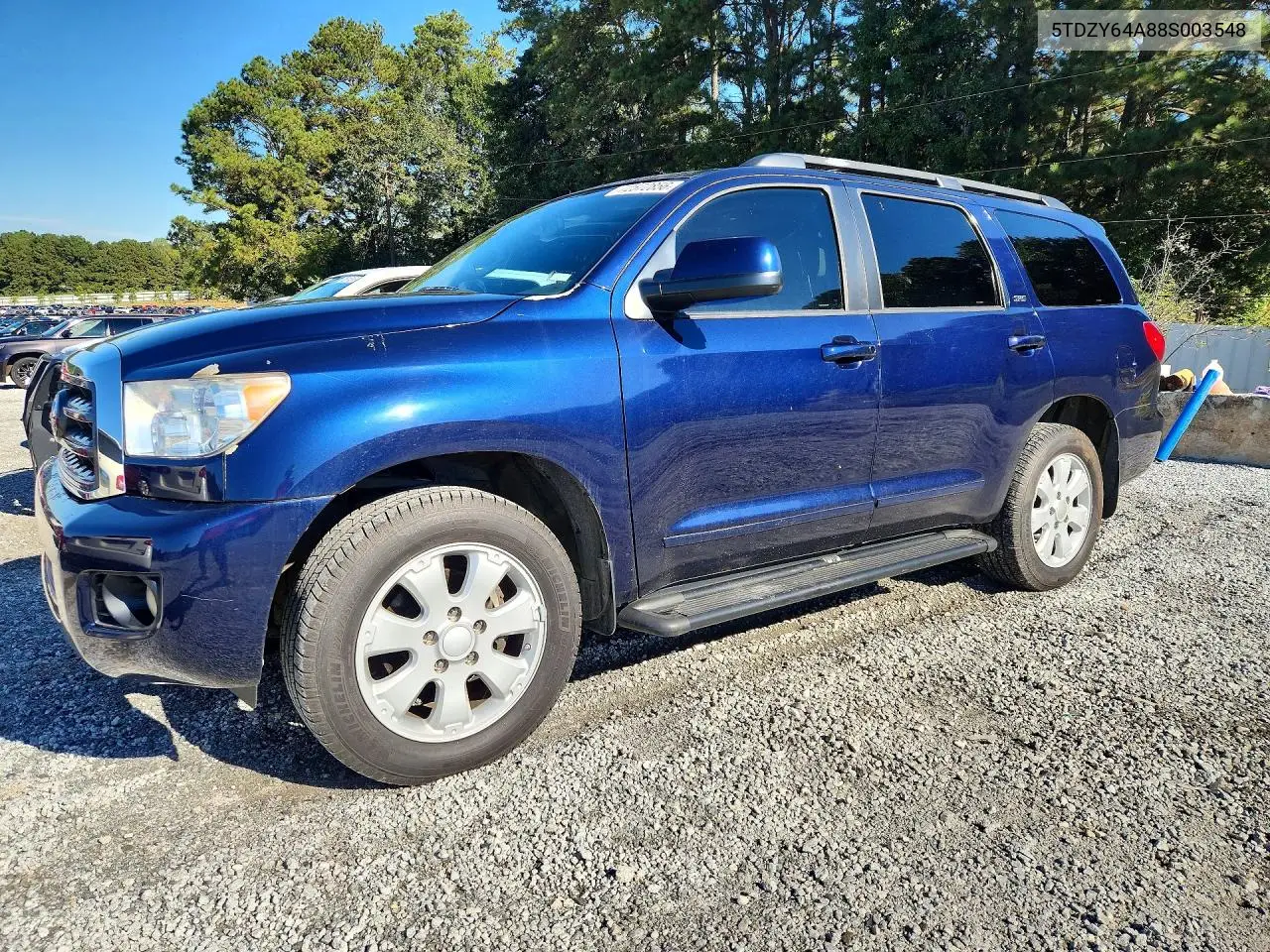 TOYOTA SEQUOIA 2008, VIN 5TDZY64A88S003548