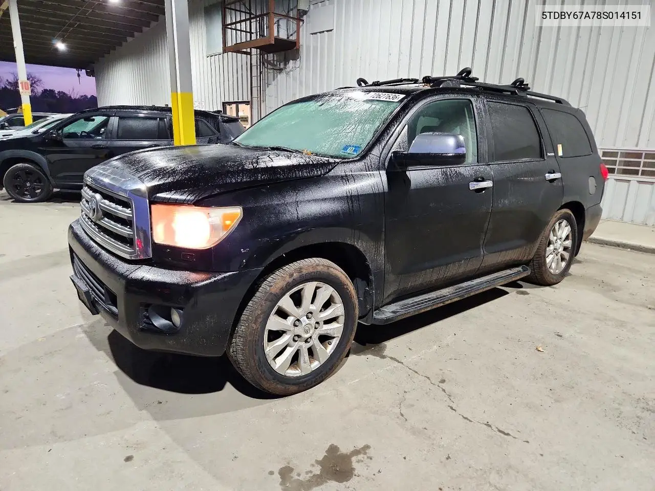 TOYOTA SEQUOIA 2008, VIN 5TDBY67A78S014151