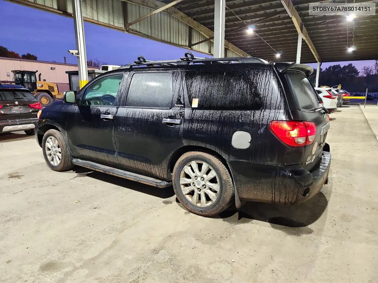 2008 TOYOTA SEQUOIA VIN 5TDBY67A78S014151 — фото 2