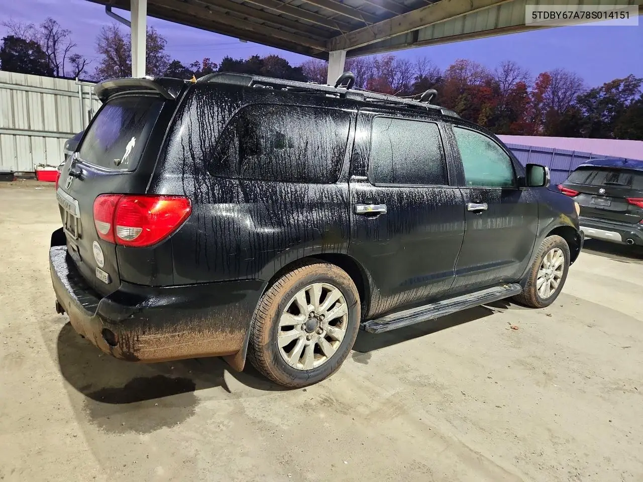 2008 TOYOTA SEQUOIA VIN 5TDBY67A78S014151 — фото 3