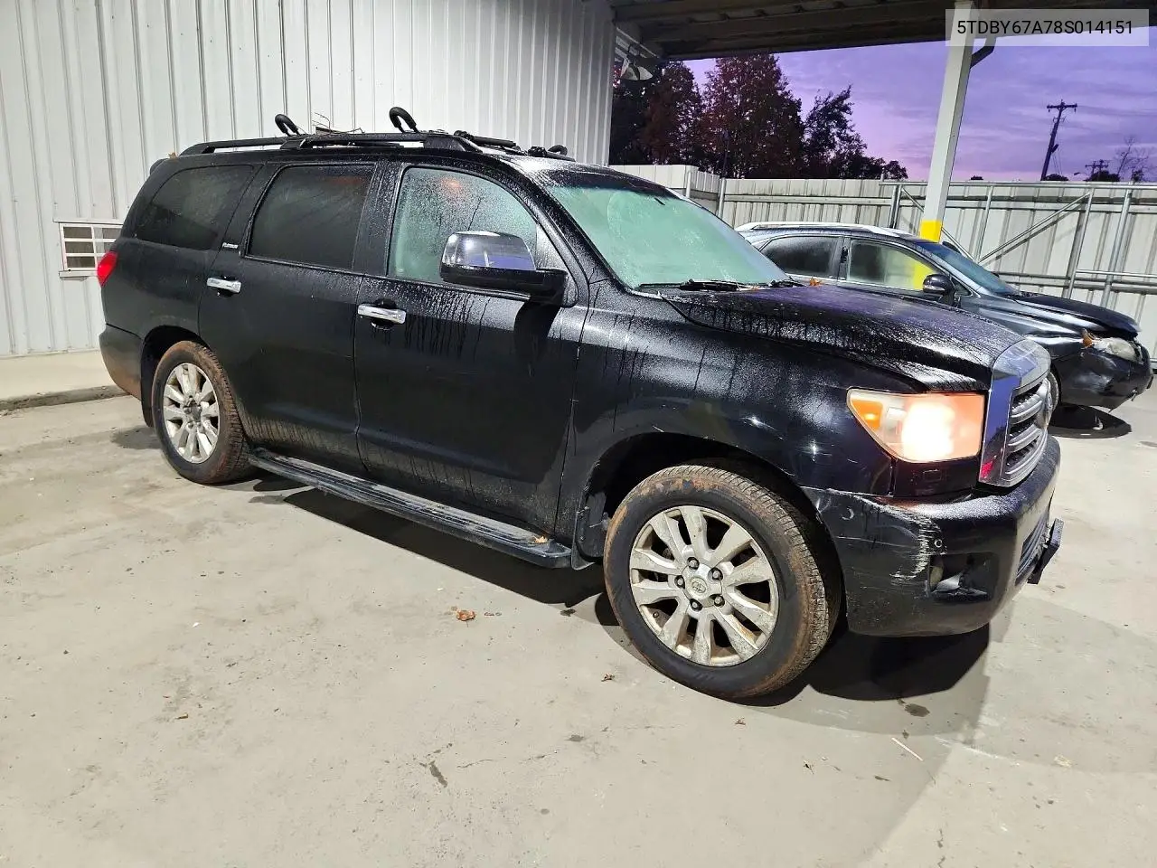 2008 TOYOTA SEQUOIA VIN 5TDBY67A78S014151 — фото 4