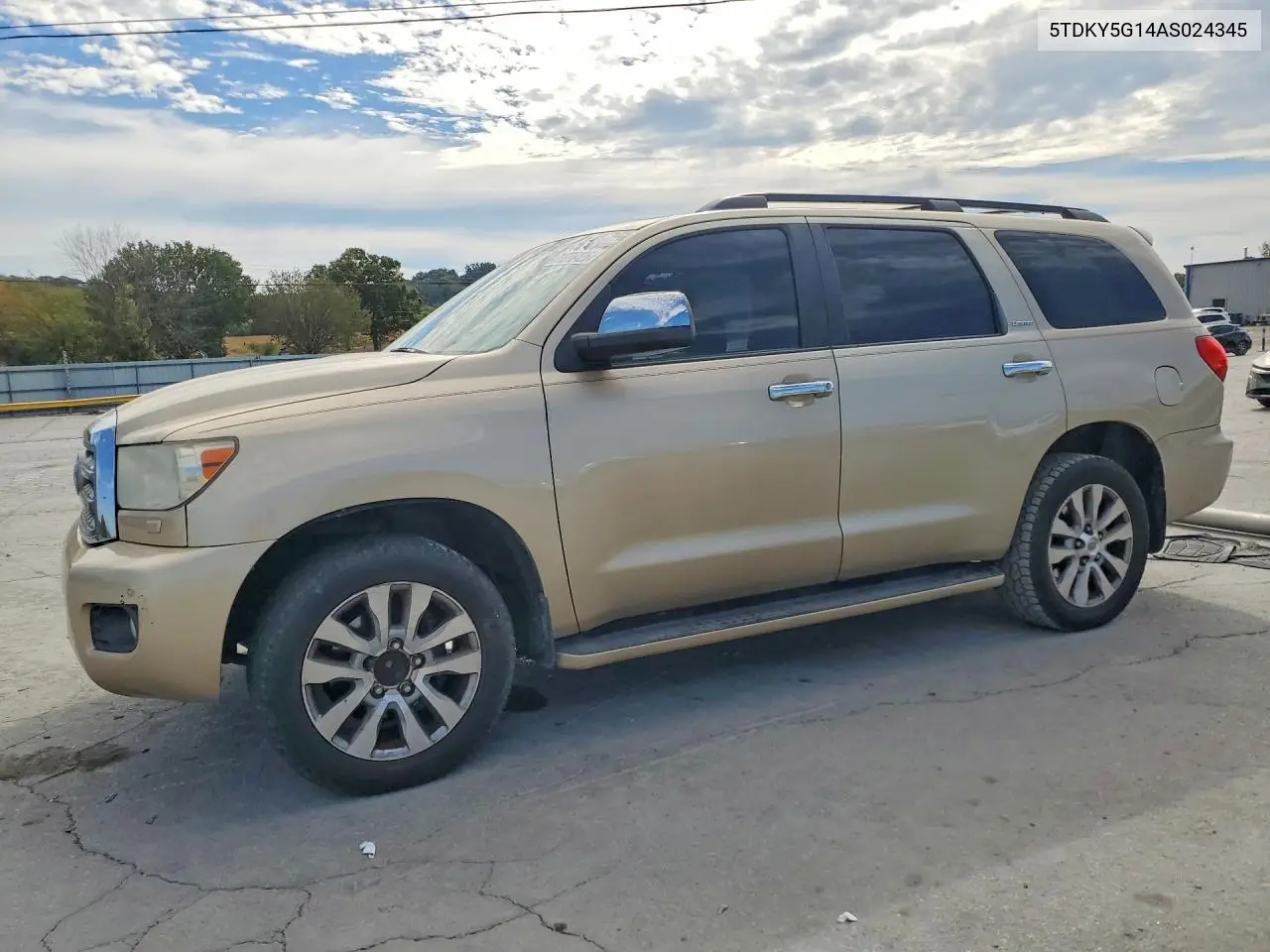 TOYOTA SEQUOIA 2010, VIN 5TDKY5G14AS024345