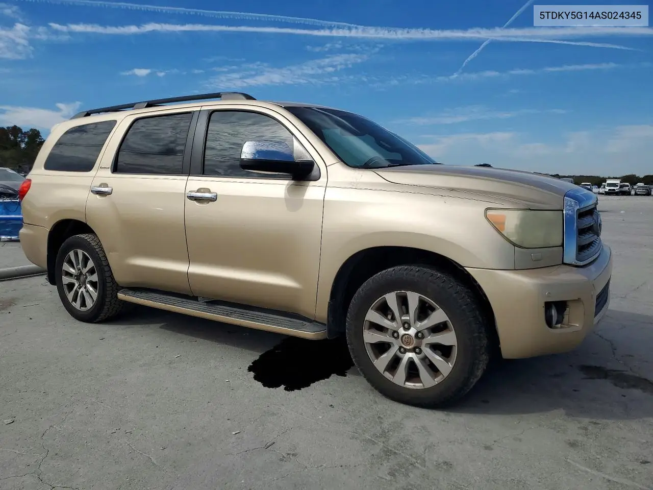 2010 TOYOTA SEQUOIA VIN 5TDKY5G14AS024345 — фото 4