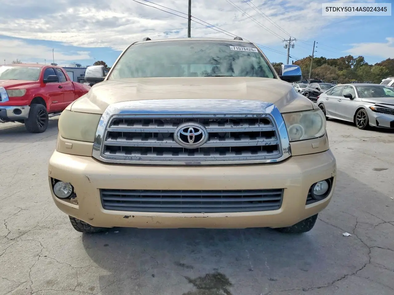 2010 TOYOTA SEQUOIA VIN 5TDKY5G14AS024345 — фото 5
