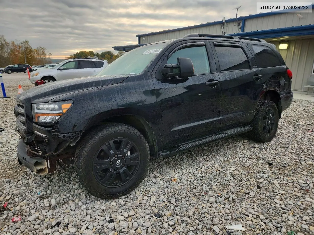 TOYOTA SEQUOIA 2010, VIN 5TDDY5G11AS029222
