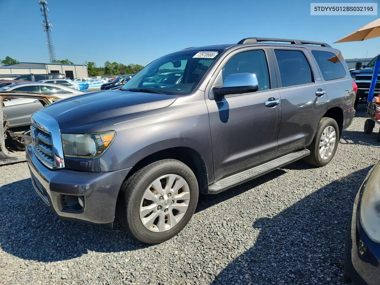 TOYOTA SEQUOIA 2011, VIN 5TDYY5G12BS032195