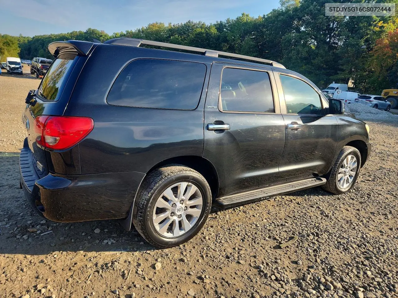 2012 TOYOTA SEQUOIA VIN 5TDJY5G16CS072444 — фото 3