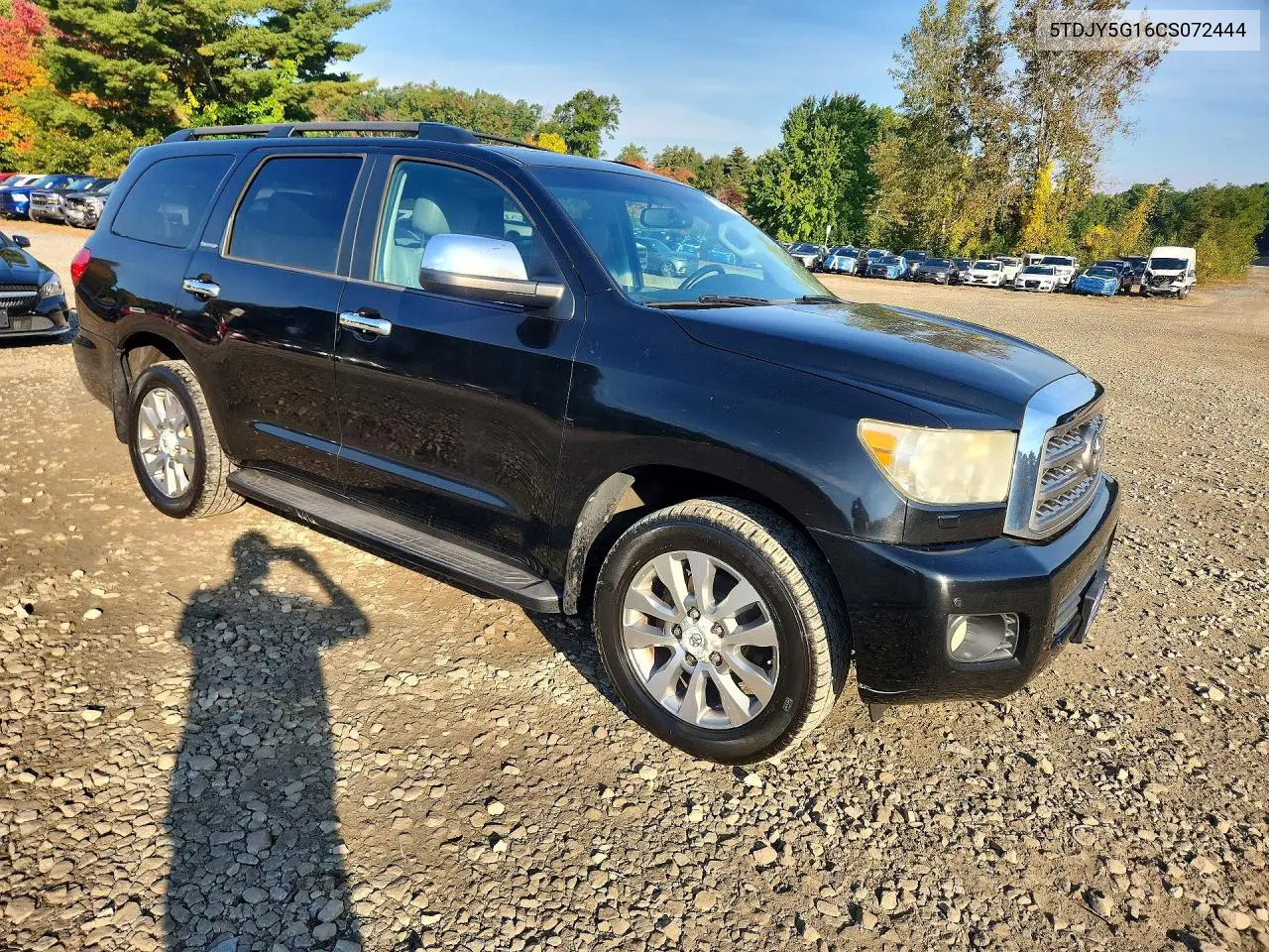 2012 TOYOTA SEQUOIA VIN 5TDJY5G16CS072444 — фото 4