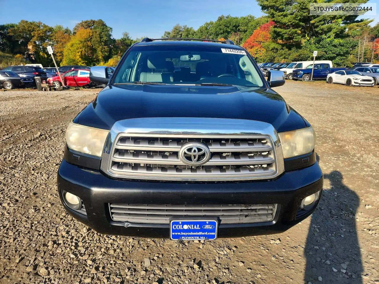 2012 TOYOTA SEQUOIA VIN 5TDJY5G16CS072444 — фото 5