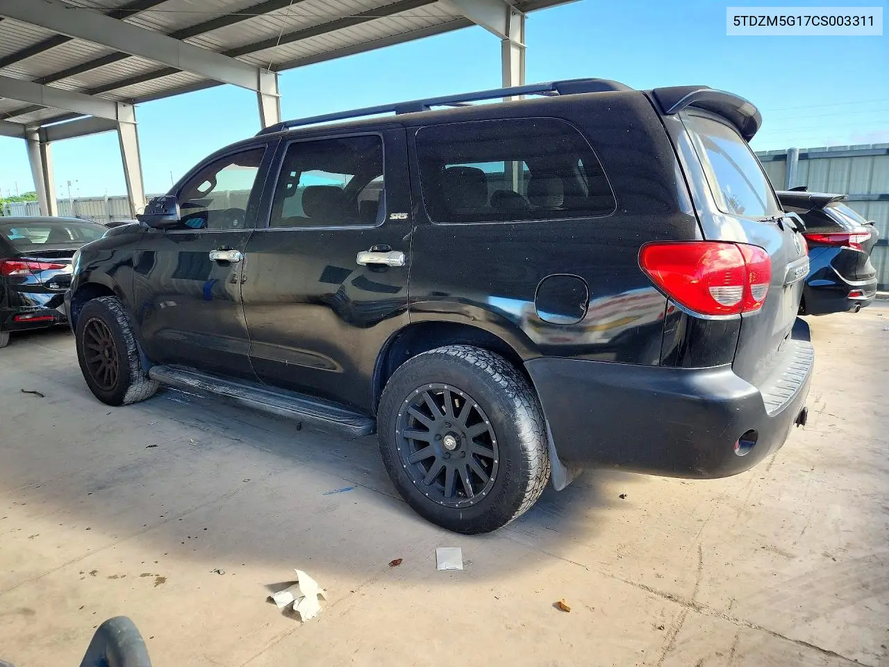 2012 TOYOTA SEQUOIA VIN 5TDZM5G17CS003311 — фото 2