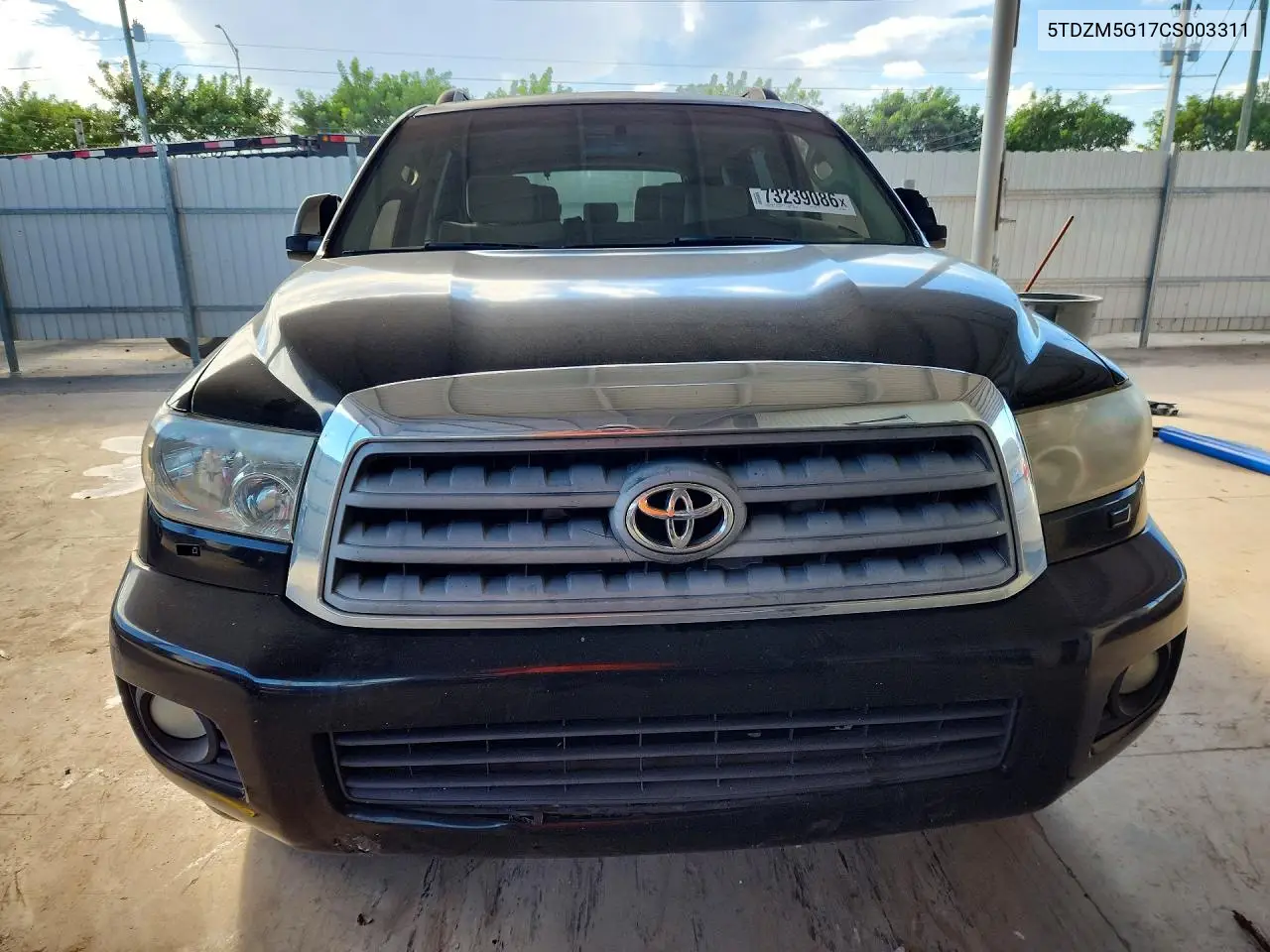 2012 TOYOTA SEQUOIA VIN 5TDZM5G17CS003311 — фото 5